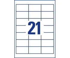 „Avery Zweckform Quick Peel“ etiketės, 64x36 (6170)