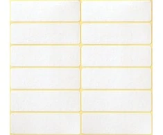 Avery Mini lapinės etiketės rašymui ranka, 62 x 19 mm, balta, 396 vnt