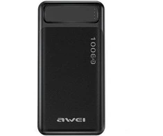 AWEI PowerBank P5K 10000mAh 2.1A juodos spalvos 2xUSB