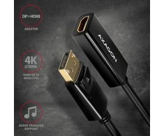 AXAGON | Aktyvus adapteris | DisplayPort prie HDMI | 0,15 m