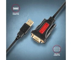 Axagon Active USB-A keitiklis, skirtas nuosekliesiems įrenginiams prijungti. Vaisingas lustas.
