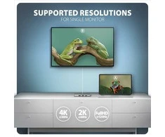 AXAGON HMC-H3A 3x USB-A (2x USB2.0, 1x USB3.0) + HDMI 4K 30Hz, 3.2 Gen 1 šakotuvas, metalinis, 15 cm USB-C laidas