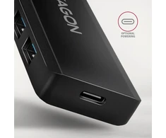 AXAGON Travel keturių prievadų USB-A 5Gbps šakotuvas | HUE-C1A