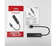 AXAGON SuperSpeed USB-A šakotuvas ir Gigabit LAN | HMA-GL3A