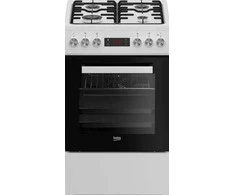 Beko FSE52323DWD viryklė Laisvai pastatoma viryklė Elektrinė dujinė Baltas