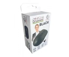 Belaidė pelė Rebeltec Star, juoda