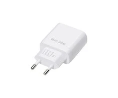 Beline Laidinis įkroviklis 1x USB-C 25W + kabelis USB-C baltos spalvos PD 3.0 BLNCW25C GaN
