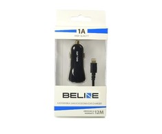 Beline ad. sam. 1xUSB + lightning 1A juoda/juodas iPhone 5/6/7/8/X