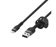 Belkin CAA010bt3MBK BoostCharge USB-A į Lightning silikoninis 3.0m, juodas