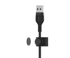 Belkin Flex Lightning/USB-A 2m MFI sertifikatas, juodas CAA010bt2MBK