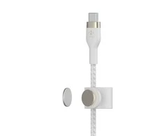 Belkin CAA011bt2MWH BOOST CHARGE™ USB-C, skirtas LTG silikoniniam pinimui, 2m balta