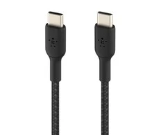 BELKIN BRAIDED USB-C TO USB-C CABLE,1M, Juodas