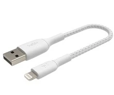 Belkin CAA002bt0MWH BOOST CHARGE™ Lightning įkroviklis su USB-A laidu, 0,15 m, baltas