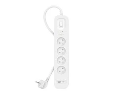 Belkin 525J, 4 prievadų, USB-A, USB-C PD, 2 m