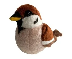 Beppe Talismanas „Sparrow Sparrow Bird Pliušinis žaislas“ 13cm