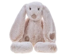 Beppe Pliušinis žaislas - smėlio spalvos zuikutis "Missimo", 28 cm