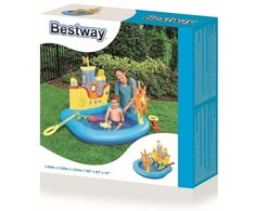 BESTWAY pripučiamas baseinas laivas 140cm x 130cm x 104cm, 52211