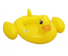 BESTWAY Funspeakers pripučiamas vaikiškas plaustas Duck su garsu, 1.02m x 0.99m, 34151