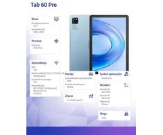 Blackview Planšetė Tab 60 Pro LTE 11 cali 8/128GB Mėlyna