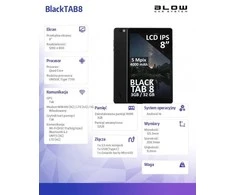 Planšetė BLOW BlackTAB8 3/32GB 4G LTE