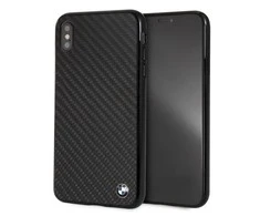 Apple iPhone XS Max BMW dėklas Siganture-Carbon (BMHCI65MBC) juodos spalvos