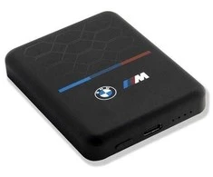 BMW Powerbank inductive BMPBMS5K22PGVK 15W 5000mAh + kabelis juodos spalvos M Collection MagSafe