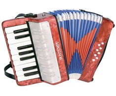 Bontempi akordeonas su 17 klavišų ir medine konstrukcija