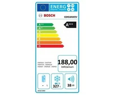 Šaldiklis Bosch GSN54AWDV
