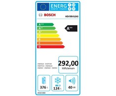 Šaldytuvas-šaldiklis Bosch KGV58VLEAS