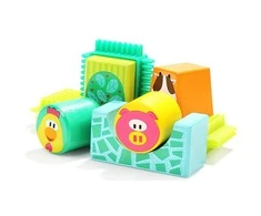Amo Toys Į viršų Bright TOPBRIGHT Kaladėlių rinkinys „Ūkis“, 80 vnt.