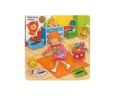 Dėlionė Top Bright Į viršų Bright - Suvarstomos merginos kambarys
