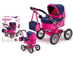 BAYER DESIGN LĖLIŲ VEŽIMĖLIS TRENDY, Rožinis