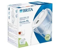 BRITA fill&amp;enjoy Marella XL 3.5L Baltas + 1 filtro kasetė MAXTRA+