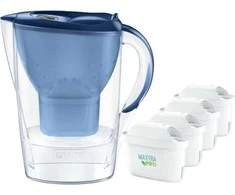 Brita Marella XL jug + 4 Maxtra cartridges mėlynas