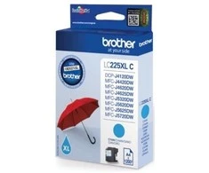 Brother LC-225XLC | Rašalo kasetė | Žydra spalva
