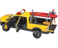 BRUDER gelbėtojų automobilis RAM 2500 su priedais 02506