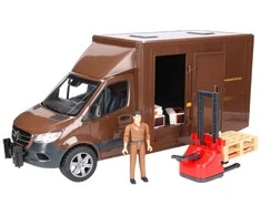 BRUDER MB Sprinter UPS su vairuotoju ir priedais, 02678