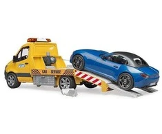 BRUDER MB Sprinter autovežis su rodsteriu, 02675
