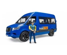 BRUDER 1:16 MB Sprinter Transfer automobilis su vairuotoju, 02681