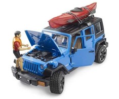 Bruder Ata BRUDER Jeep Wrangler Rubicon kajak+fig 02529