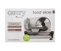 Camry | Food slicers | CR 4702 | Nerūdijantis plienas | 200 W | 190 mm