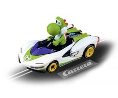 Žaislai - Slotų automobilių lenktynių rinkinys - Carrera Go Nintendo Mario Kart Yoshi vidaus naudojimui