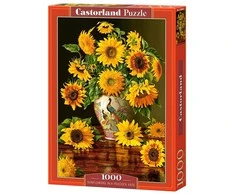 Castorland Dėlionė 1000 vnt. - Saulėgrąžos povo vazoje