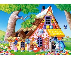Castorland Dėlionė 120 vnt. - Joniukas ir Grytutė