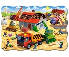 Castorland Dėlionė 20 vnt. - Statomas namas