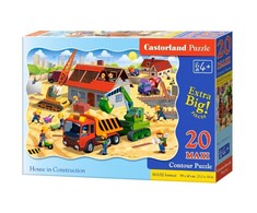 Castorland Dėlionė 20 vnt. - Statomas namas