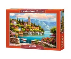 Castorland Dėlionė 2000 vnt. - Miestelio laikrodžio bokštas