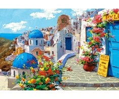 Castorland Dėlionė 2000 vnt. - Pavasaris Santorini