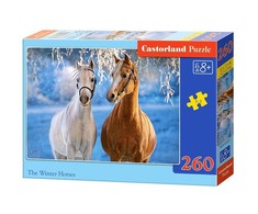 Castorland dėlionė THE WINTER HORSES 260 det.