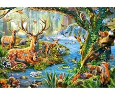 Castorland dėlionė Forest life 500 det